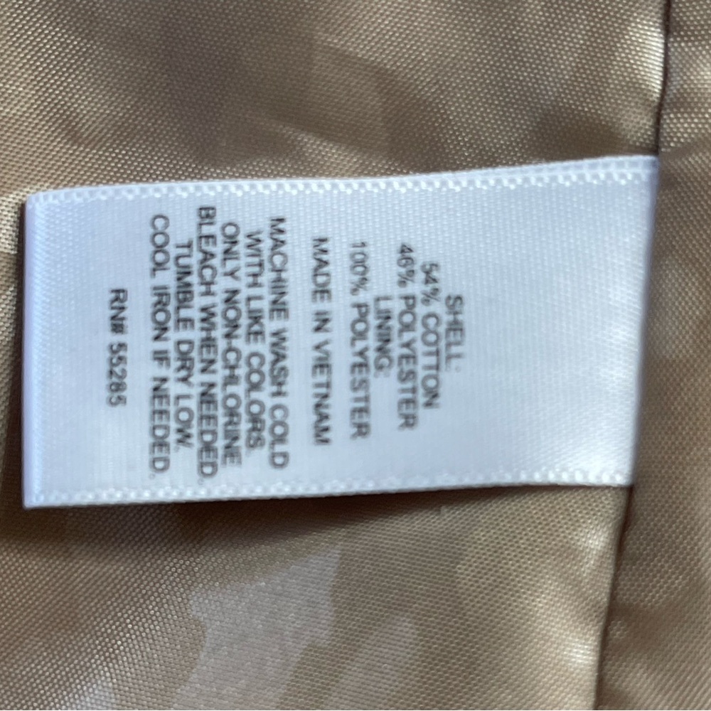 Express Tan Trench Coat with Notched Lapels - Picture 9 of 15
